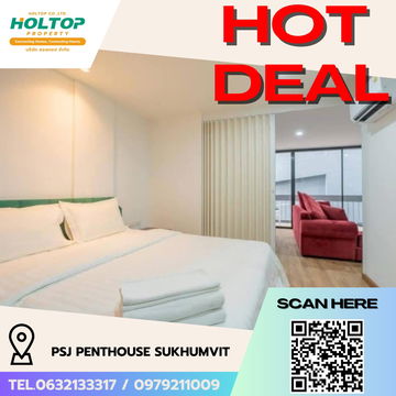 #R5863 🎉 210868 ให้เช่าคอนโด  PSJ Penthouse Sukhumvit