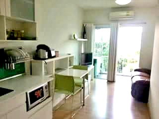 Condos for sale : Sale A Space Asoke-Ratchada, 35 sqm. 1 bed, fully furnished, near MRT Rama 9 just 600 meters