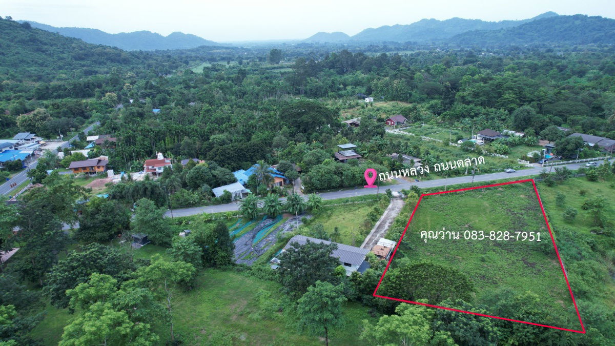 รูป ขายที่ดิน 2 ไร่ ติดถนนหลวง ตำบลเขาพระ หน้ากว้าง 50 เมตร วิวเขาชัด สวยบรรยากาศดี - รูปที่ 8/37