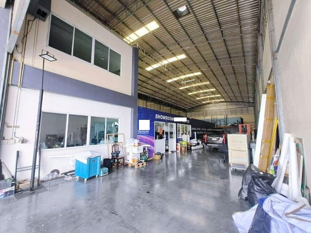 รูป ตลาดเศรษฐกิจ 1.3 กม. นาดี ตลาดแคราย 1.33 กม. รร.วัดบางปิ้ง 2.9 กม.ขาย-เช่า โรงงาน โกดัง ออฟฟิศ 2 ชั้น 280 ตร.วา. 1,250 ตร.ม. - รูปที่ 3/8