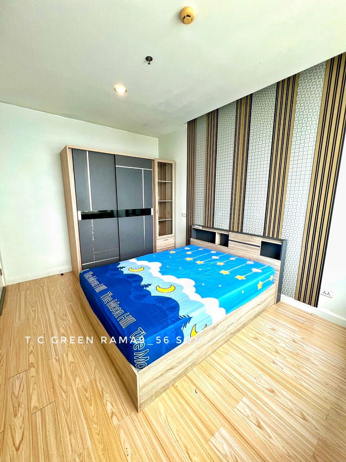 รูป พร้อมเช่า 2 ห้องนอน TC Green พระราม9 ห้องมุม เป็นส่วนตัว เห็นวิวเมืองสวย ย่านพระราม9 - รูปที่ 2/13