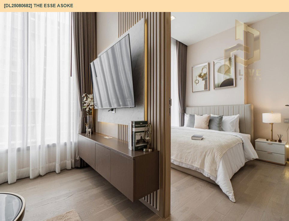 picture DL25080682 Condo for rent, The ESSE Asoke near BTS Asok, ready to move in, call urgently 0656133286 LineID @655ebbvc - 13/15