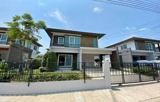 รูป บ้านเดี่ยวให้ เช่า เฟอร์นิเจอร์ครบ โครงการพฤกษ์ลดา ประชาอุทิศ 90 - รูปที่ 1/12