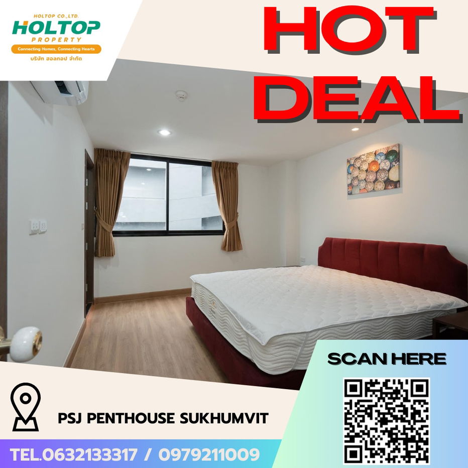 รูป #R5869 🎉 210868 Condo for rent PSJ Penthouse Sukhumvit - รูปที่ 1/17
