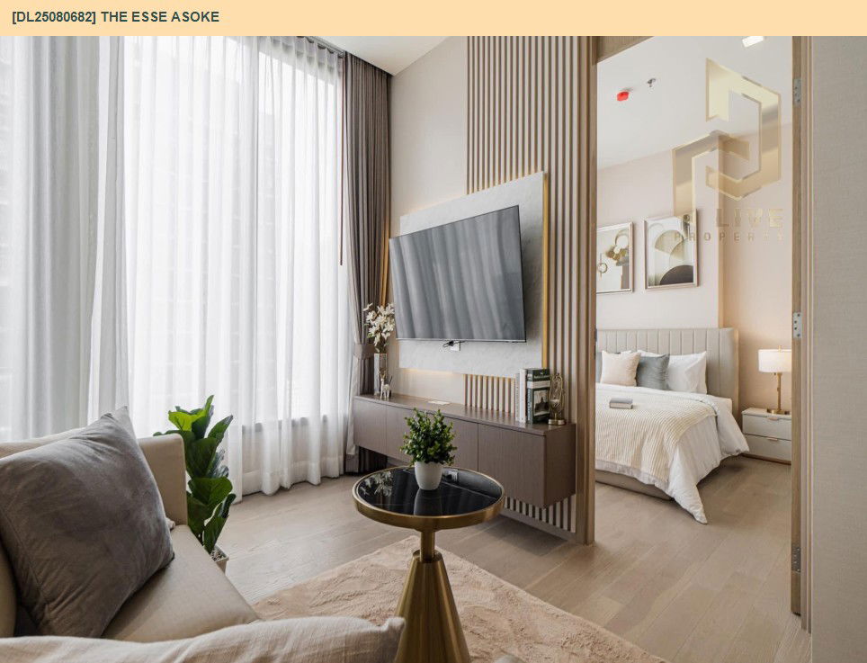 picture DL25080682 Condo for rent, The ESSE Asoke near BTS Asok, ready to move in, call urgently 0656133286 LineID @655ebbvc - 12/15