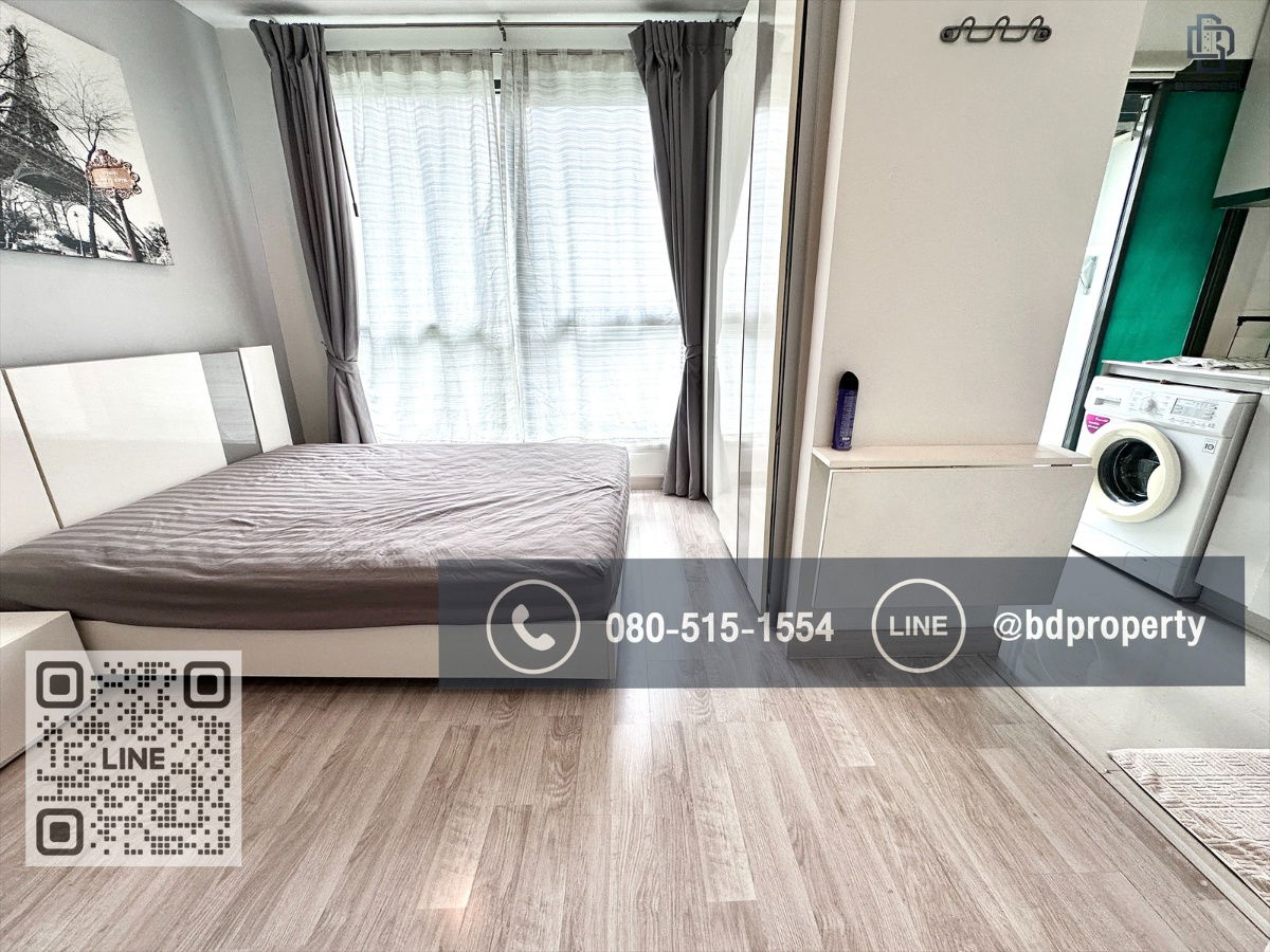 picture Bestdeal  FOR RENT Studio 22 sqm. Rental 14,000 THB /month CONDO “IDEO MOBI RAMA 9” Near Phraram Kao 9 MRT Station 80 meters. - 7/9