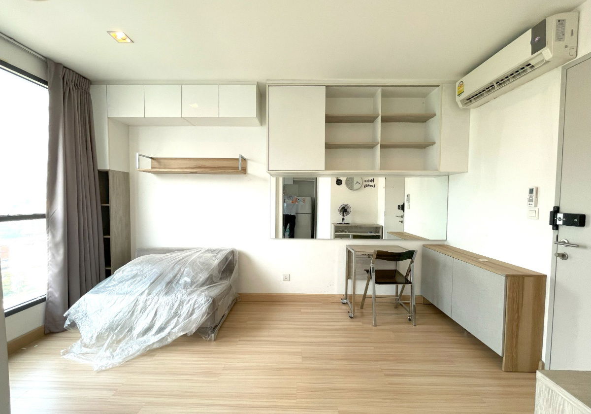 รูป [ให้เช่า] IDEO Mobi Phaya Thai (ไอดีโอ โมบิ พญาไท) 180ม BTS พญาไท วิวสนามฟุตบอล โรงเรียนสันติราษฎร์ ชั้น14 เฟอร์ครบ พร้อมอยู่ - รูปที่ 1/8