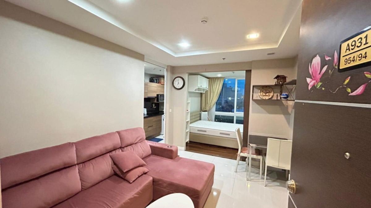 picture  For Sell Condo THE METROPOLIS SAMRONG INTERCHANGE , Floor 9,1 bed room, Room size 35.00 sqm - 9/13