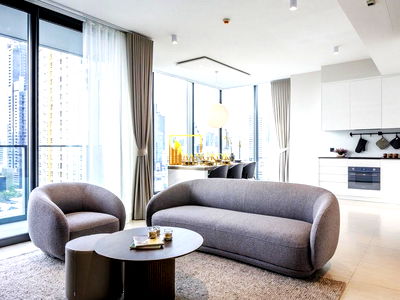 เช่าคอนโด BTS เซนต์หลุยส์ : Tait 12 | Chic 2 Bedroom Luxury Condo in Sathorn CBD Area - BR19834CD