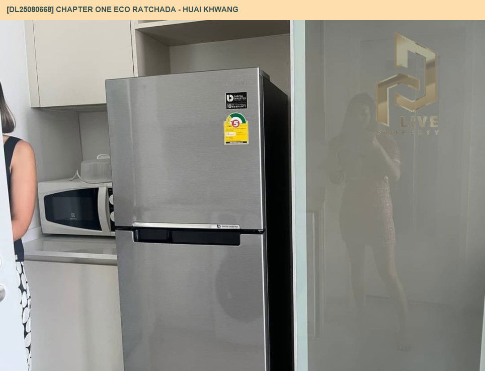picture DL25080668 Condo for rent, Chapter One Eco Ratchada - Huai Khwang  near MRT ห้วยขวาง, ready to move in, call urgently 0656133286 LineID @534wlwof - 4/6