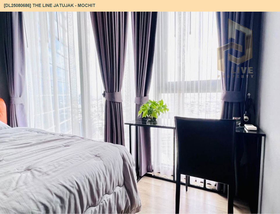 picture DL25080686 Condo for rent, THE LINE Jatujak - Mochit near BTS Chatuchak park, ready to move in, call urgently 0656133286 LineID @534wlwof - 5/8