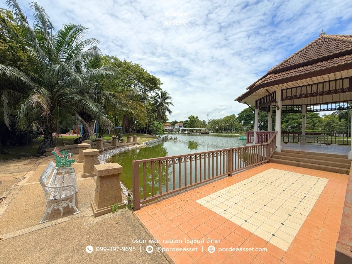 รูป ขาย!! บ้านเดี่ยว มณีรินทร์ เลค & พาร์ค ราชพฤกษ์-ติวานนท์ (หลังริม ขนาด 112 ตร.ว.) หน้าบ้านไม่ชนหลังอื่น ถ.345 เมืองปทุมธานี  - รูปที่ 26/29