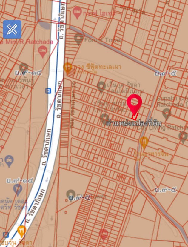 รูป ขายที่ดินเปล่า ใกล้รถไฟฟ้าใต้ดินห้วยขวาง ซ.รัชดาภิเษก 10 ขนาด 50 ตารางวา ที่ถมแล้ว - รูปที่ 7/7