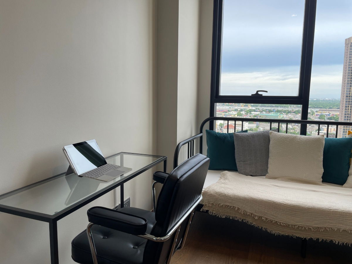 picture For Sell ​​IDEO Q sukhumvit 36 1 Bedplus, corner room, curved glass, river view, only 10.3 MB with furniture. - 22/22