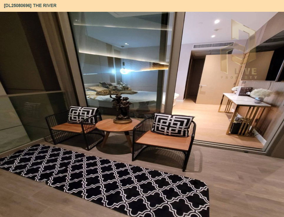 picture DL25080696 Condo for rent, The River near BTS Krung Thon Buri, ready to move in, call urgently 0656133286 LineID @655ebbvc - 5/18