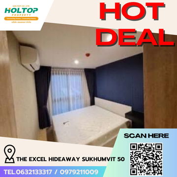 #R5856 🎉 210868 ให้เช่าคอนโด The Excel Hideaway Sukhumvit 50