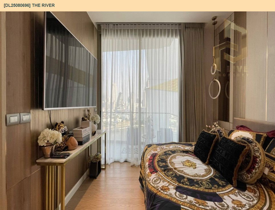 picture DL25080696 Condo for rent, The River near BTS Krung Thon Buri, ready to move in, call urgently 0656133286 LineID @655ebbvc - 10/18