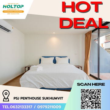 #R5872 🎉 210868  ให้เช่าคอนโด PSJ Penthouse Sukhumvit 