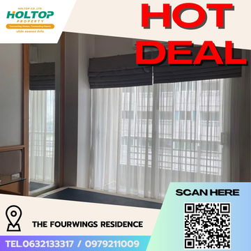 #R5876 🎉 210868 ให้เช่าคอนโด The Fourwings Residence Srinakarin