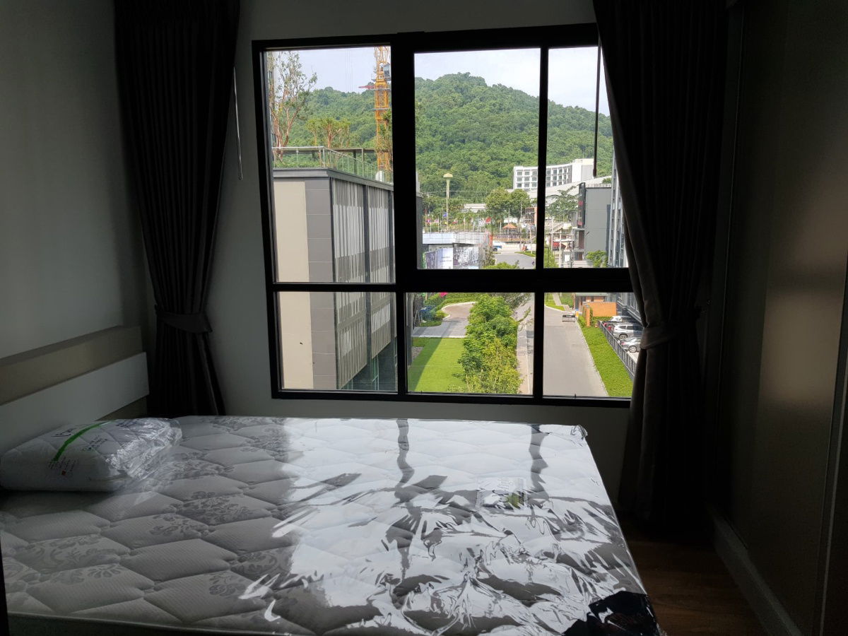 picture Condo for sale near Central Sriracha, beautiful view in front of the project, Building D - 14/18