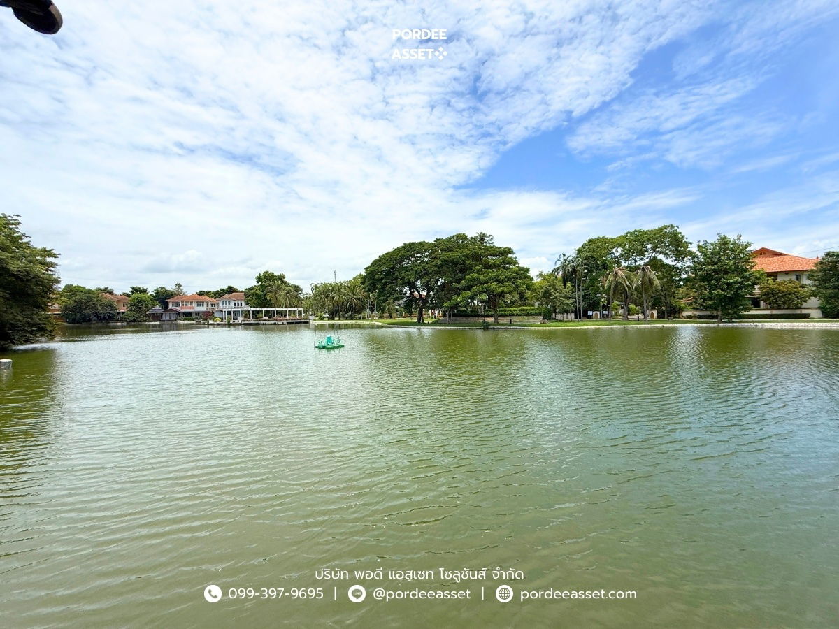 รูป ขาย!! บ้านเดี่ยว มณีรินทร์ เลค & พาร์ค ราชพฤกษ์-ติวานนท์ (หลังริม ขนาด 112 ตร.ว.) หน้าบ้านไม่ชนหลังอื่น ถ.345 เมืองปทุมธานี  - รูปที่ 27/29