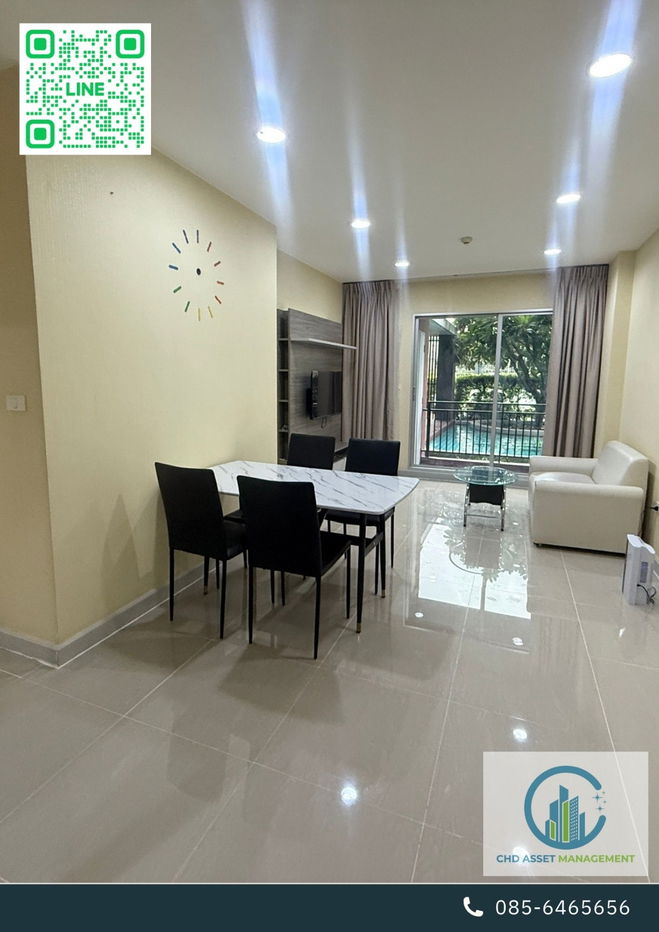 รูป ✨ให้เช่า แชมเบอร์ส รามอินทรา  🛏️2 ห้องนอน 2 ห้องน้ำ  📏ขนาด 73 ตรม. ชั้น 1 ตึก B1 - รูปที่ 3/6