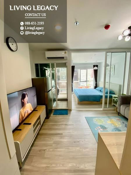รูป T19PMV ให้เช่าคอนโด Regent Home Bangna 28 ตร.ม. ชั้น 5 ตึก A line id : @livinglegacy - รูปที่ 5/6