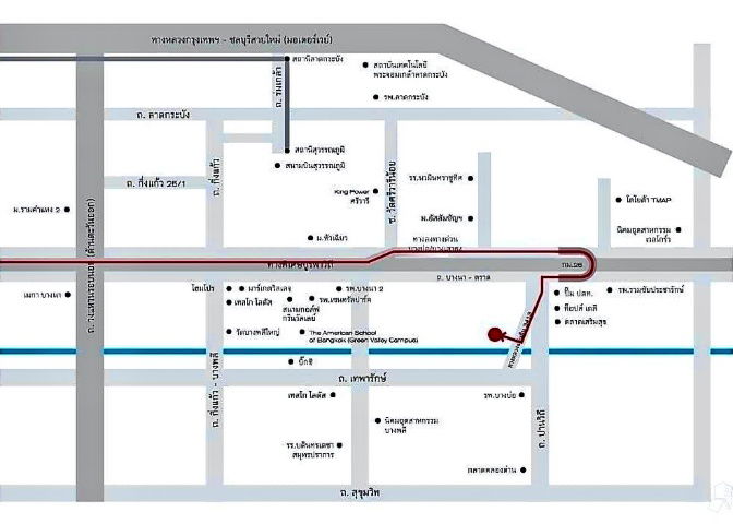 รูป ขายบ้านบางบ่อ บุราสิริ บางนา พื้นที่กว้าง ต่อเติมครบ ทำเลดี เดินทางสะดวก ใกล้เมกาบางนา สนามบิน มอเตอร์เวย์ - รูปที่ 10/10