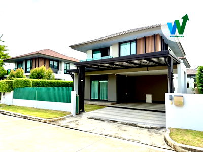 บ้านเดี่ยว นิคมเวลโกรว์  : ขายบ้านบางบ่อ บุราสิริ บางนา พื้นที่กว้าง ต่อเติมครบ ทำเลดี เดินทางสะดวก ใกล้เมกาบางนา สนามบิน มอเตอร์เวย์