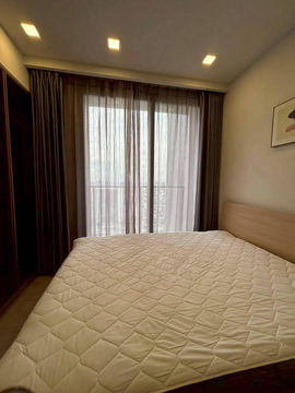 One9five 🔥Hot Deal🔥 MRT Rama9  1 bedroom 1 bathroom  27 sqm 35th floor  Fully furnished and electrical appliances 1 year contract 18,000 per month  