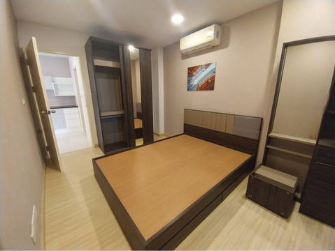 ให้เช่า คอนโด Airlink Residence ร่มเกล้า–สุวรรณภูมิ 39 ตร.ม. 1 ห้องนอน 7,000 บาท 🚈เพียง 600 เมตรถึงแอร์พอร์ตลิงค์ลาดกระบัง