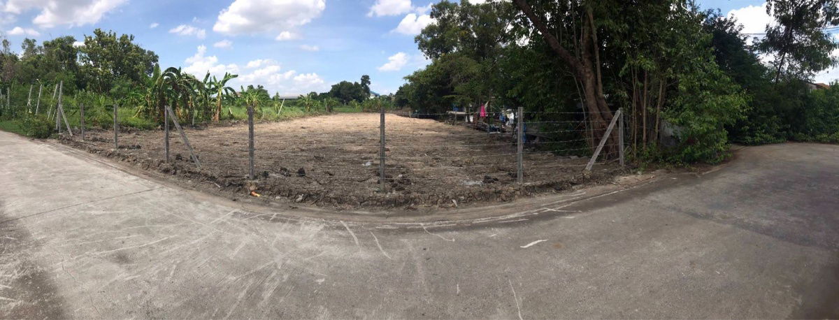 picture A 263-square-wah plot of land near the Pink Line MRT, Ramintra, Kilometre 4. The land has been filled. - 4/6