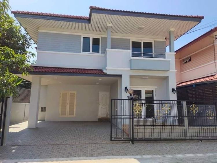 picture House, 2-storey detached house, 4 garden balconies, near Mega Bangna, only 13 minutes, ready to move in, - 11/12