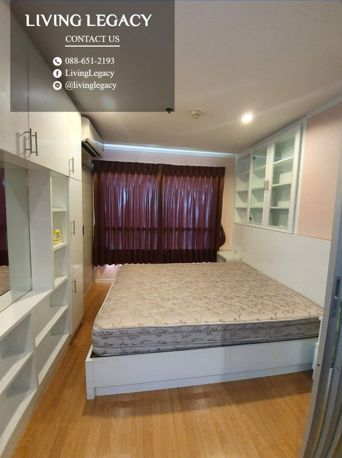 picture SF5ZB6 Condo For Rent Lumpini Place Srinakarin - Huamark Station 26 Sq.M. Floor 11 Building A line id : @livinglegacy - 2/9