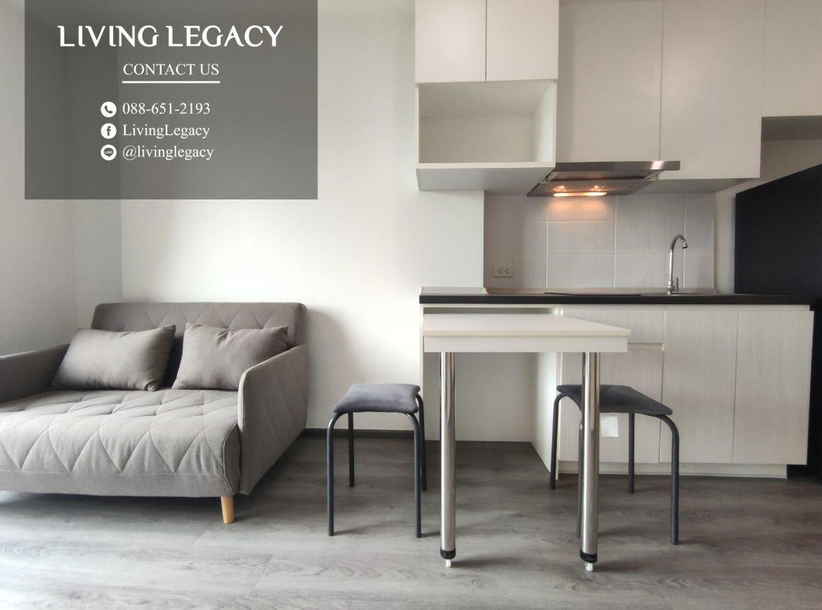 picture SM5ZSF Condo For Rent Rich Park @ Triple Station 29 Sq.M. Floor 5 line id : @livinglegacy - 5/10