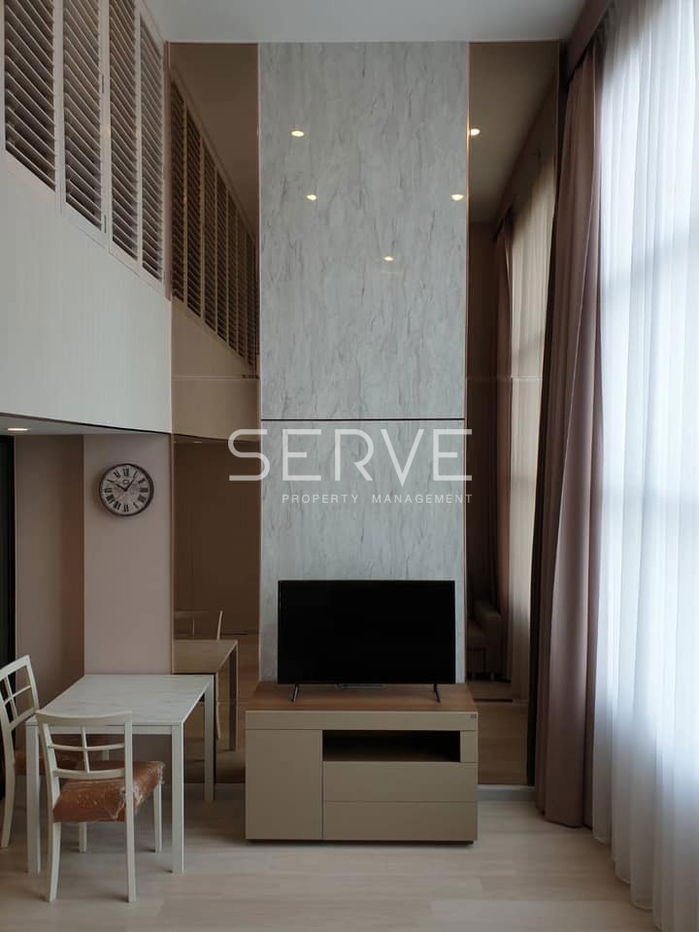 picture Duplex 1 Bed Bright Style Super High Fl. 30+ Nice View Good Location Close to BTS Chong Nonsi 600 m. at Knightsbridge Prime Sathorn Condo / For Rent - 1/5