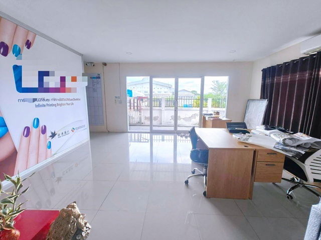 รูป รร.วัดบางปิ้ง 2.9 กม.ขาย-เช่า โรงงาน โกดัง ออฟฟิศ 2 ชั้น 285 ตร.วา. 1,255 ตร.ม. ตลาดเศรษฐกิจ 1.3 กม. นาดี ตลาดแคราย 1.33 กม. - รูปที่ 6/8