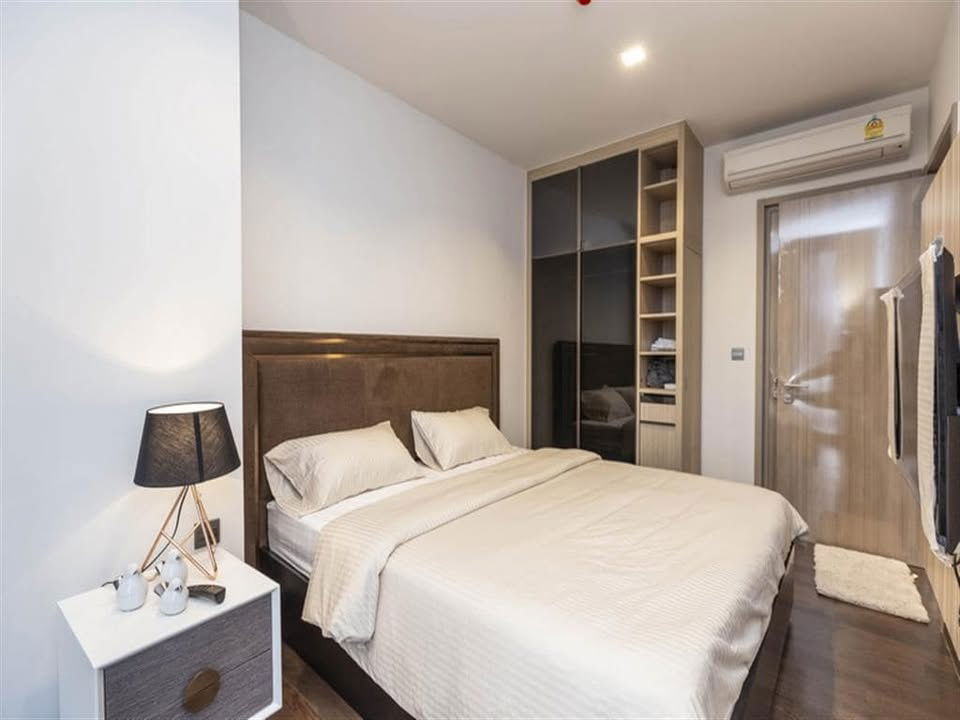 picture TA7706📲LineOA @556ryccg✨2 Bedroom 55 sqm Floor14 Pool view THE LINE Ratchathewi Fully furnished near sky train BTS Ratchathewi - 5/10