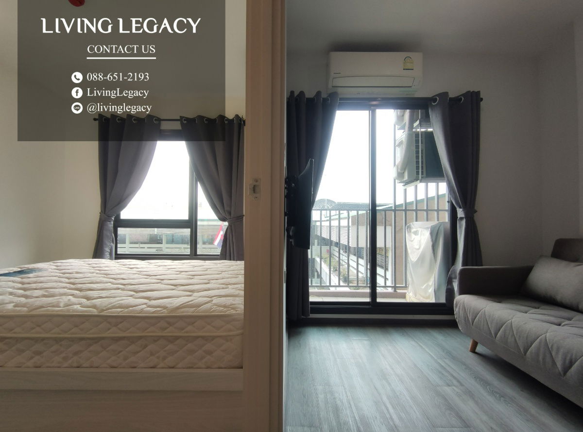 picture SM5ZSF Condo For Rent Rich Park @ Triple Station 29 Sq.M. Floor 5 line id : @livinglegacy - 4/10