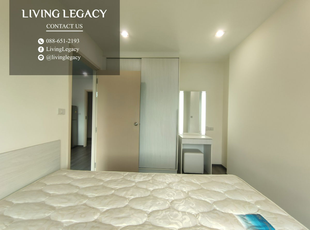 picture SM5ZSF Condo For Rent Rich Park @ Triple Station 29 Sq.M. Floor 5 line id : @livinglegacy - 2/10