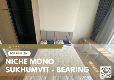 For rent 📍 Niche Mono Sukhumvit - Bearing 📍 near BTS Bearing, fully furnished and equipped with appliances
