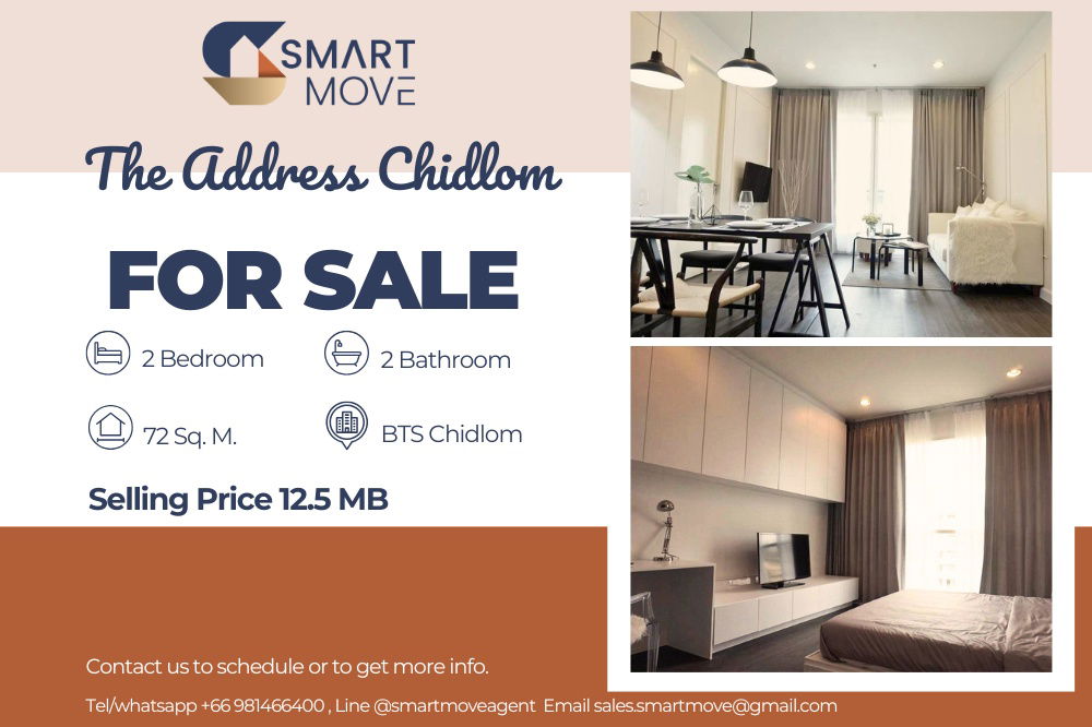picture 🔥 Sale with tenant !!🔥 Code C20231100185..........The Address Chidlom, 2 bedroom, 2 bathroom, furnished, Special Deal!!📣📣 - 1/8