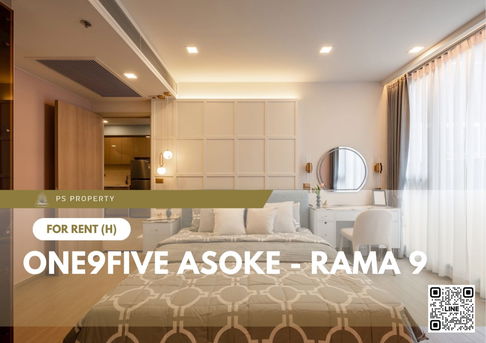 ให้เช่า 🔥 One9Five Asoke - Rama 9 🔥 ใกล้ MRT พระราม 9 2 ห้องนอน เฟอร์นิเจอร์ และ เครื่องใช้ไฟฟ้าครบ 