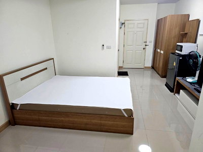 Condos for rent : 🔥R104 Condo for rent, Garden Asoke-Rama9, ready to move in, the most special price, with a washing machine