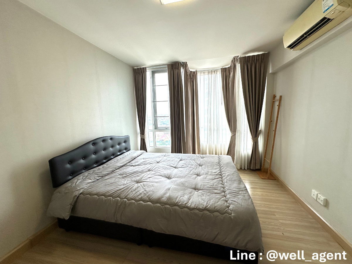 รูป For Rent | เอ็ม โซไซตี้ คอนโดมิเนียม  📞 Call: 064-242-6068  🌊 เฟอร์ครบ | วิวสูง | มีเครื่องซักผ้า - รูปที่ 2/13