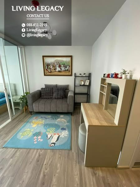 รูป T19PMV ให้เช่าคอนโด Regent Home Bangna 28 ตร.ม. ชั้น 5 ตึก A line id : @livinglegacy - รูปที่ 4/6