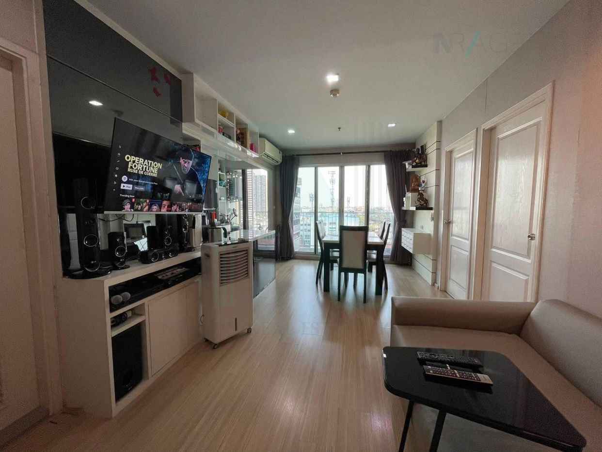 รูป ให้เช่าคอนโด คาซ่า คอนโด รัชดา-ราชพฤกษ์ อาคาร 1 ชั้น 8 2 ห้องนอน ขนาด 54 ตรม ใกล้ รพ.พญาไท 3 - รูปที่ 2/8