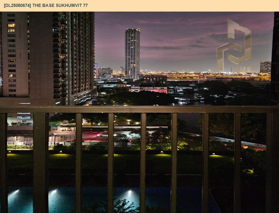 รูป DL25080674 ให้เช่าคอนโด เดอะ เบส สุขุมวิท 77 (The Base Sukhumvit 77) ใกล้ BTS อ่อนนุช พร้อมเข้าอยู่ โทรด่วน 0638692663 LineID @655ebbvc - รูปที่ 9/9