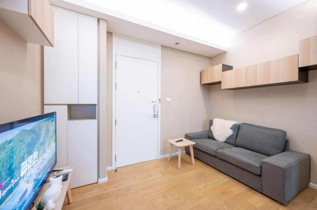 รูป SK00426 ให้เช่าคอนโด The Saint Residences (เดอะ เซนต์ เรสซิเดนซ์) ชั้นสูง วิวเมือง เฟอร์นิเจอร์ครบ - รูปที่ 10/17