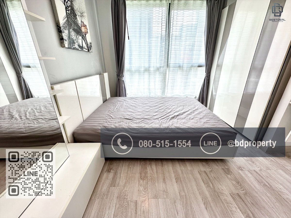 picture Bestdeal  FOR RENT Studio 22 sqm. Rental 14,000 THB /month CONDO “IDEO MOBI RAMA 9” Near Phraram Kao 9 MRT Station 80 meters. - 4/9